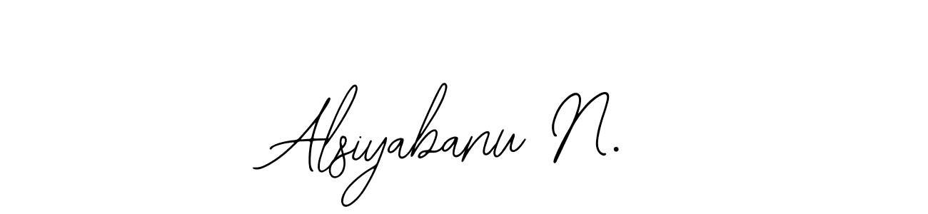 Once you've used our free online signature maker to create your best signature Bearetta-2O07w style, it's time to enjoy all of the benefits that Alsiyabanu N. name signing documents. Alsiyabanu N. signature style 12 images and pictures png