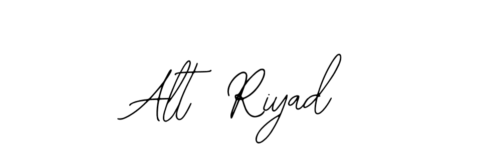 How to make Alt  Riyad name signature. Use Bearetta-2O07w style for creating short signs online. This is the latest handwritten sign. Alt  Riyad signature style 12 images and pictures png