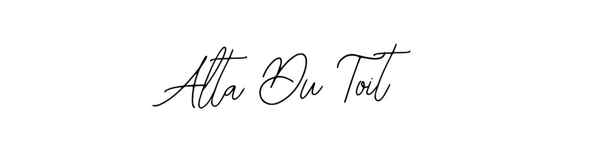 Make a beautiful signature design for name Alta Du Toit. Use this online signature maker to create a handwritten signature for free. Alta Du Toit signature style 12 images and pictures png