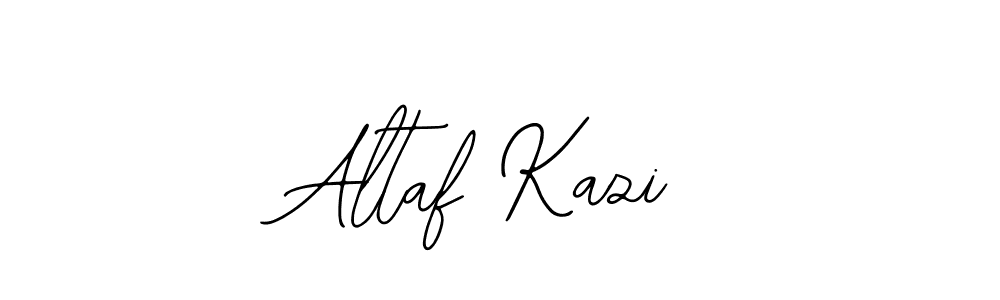 Use a signature maker to create a handwritten signature online. With this signature software, you can design (Bearetta-2O07w) your own signature for name Altaf Kazi. Altaf Kazi signature style 12 images and pictures png