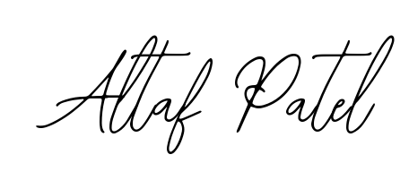Try this chic Altaf Patel handwritten sign style. Using Bearetta-2O07w font elements, it gives your name a sleek, memorable identity. Altaf Patel signature style 12 images and pictures png