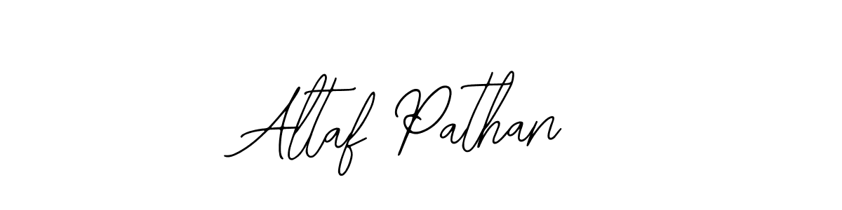 You should practise on your own different ways (Bearetta-2O07w) to write your name (Altaf Pathan) in signature. don't let someone else do it for you. Altaf Pathan signature style 12 images and pictures png