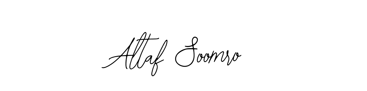 Use a signature maker to create a handwritten signature online. With this signature software, you can design (Bearetta-2O07w) your own signature for name Altaf Soomro. Altaf Soomro signature style 12 images and pictures png