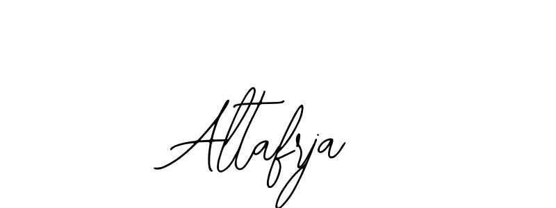 Also You can easily find your signature by using the search form. We will create Altafrja name handwritten signature images for you free of cost using Bearetta-2O07w sign style. Altafrja signature style 12 images and pictures png