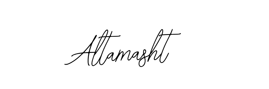 How to make Altamasht name signature. Use Bearetta-2O07w style for creating short signs online. This is the latest handwritten sign. Altamasht signature style 12 images and pictures png