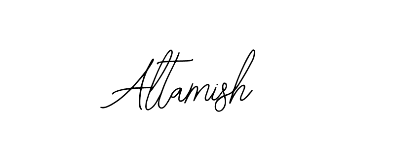 How to make Altamish name signature. Use Bearetta-2O07w style for creating short signs online. This is the latest handwritten sign. Altamish signature style 12 images and pictures png