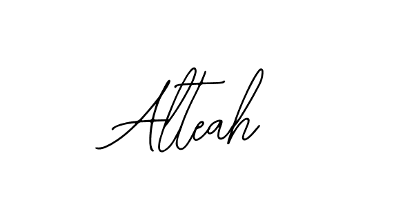 How to make Alteah signature? Bearetta-2O07w is a professional autograph style. Create handwritten signature for Alteah name. Alteah signature style 12 images and pictures png