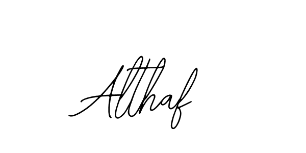 Use a signature maker to create a handwritten signature online. With this signature software, you can design (Bearetta-2O07w) your own signature for name Althaf. Althaf signature style 12 images and pictures png