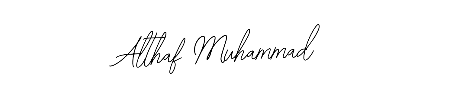 Althaf Muhammad stylish signature style. Best Handwritten Sign (Bearetta-2O07w) for my name. Handwritten Signature Collection Ideas for my name Althaf Muhammad. Althaf Muhammad signature style 12 images and pictures png