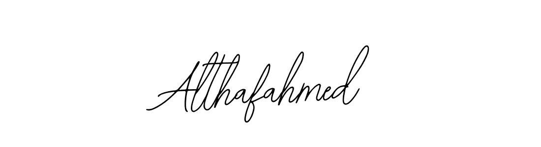 Use a signature maker to create a handwritten signature online. With this signature software, you can design (Bearetta-2O07w) your own signature for name Althafahmed. Althafahmed signature style 12 images and pictures png