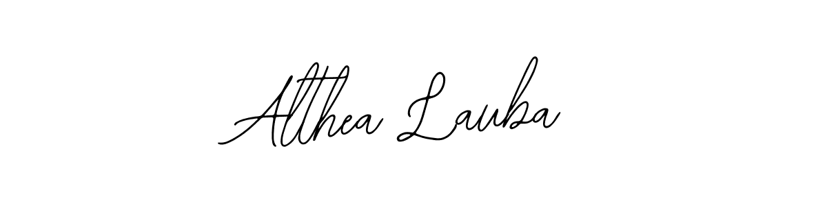 Also You can easily find your signature by using the search form. We will create Althea Lauba name handwritten signature images for you free of cost using Bearetta-2O07w sign style. Althea Lauba signature style 12 images and pictures png