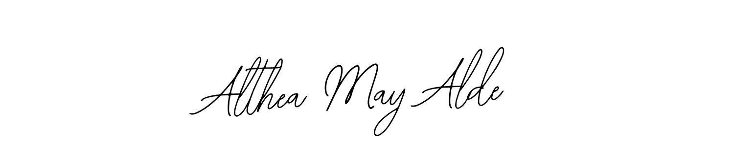 Make a beautiful signature design for name Althea May Alde. With this signature (Bearetta-2O07w) style, you can create a handwritten signature for free. Althea May Alde signature style 12 images and pictures png