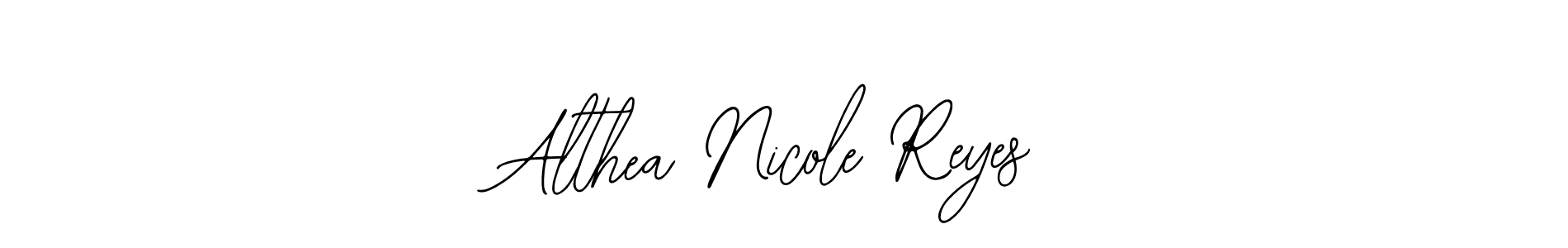 This is the best signature style for the Althea Nicole Reyes name. Also you like these signature font (Bearetta-2O07w). Mix name signature. Althea Nicole Reyes signature style 12 images and pictures png