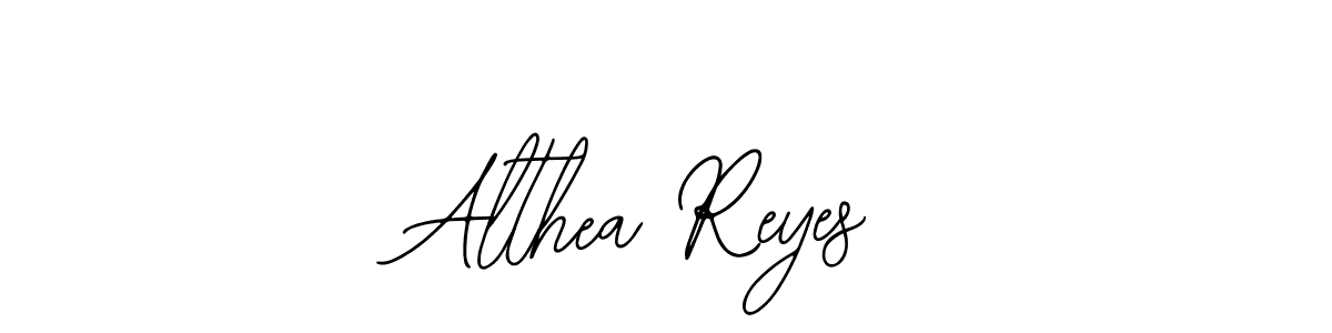 How to make Althea Reyes name signature. Use Bearetta-2O07w style for creating short signs online. This is the latest handwritten sign. Althea Reyes signature style 12 images and pictures png