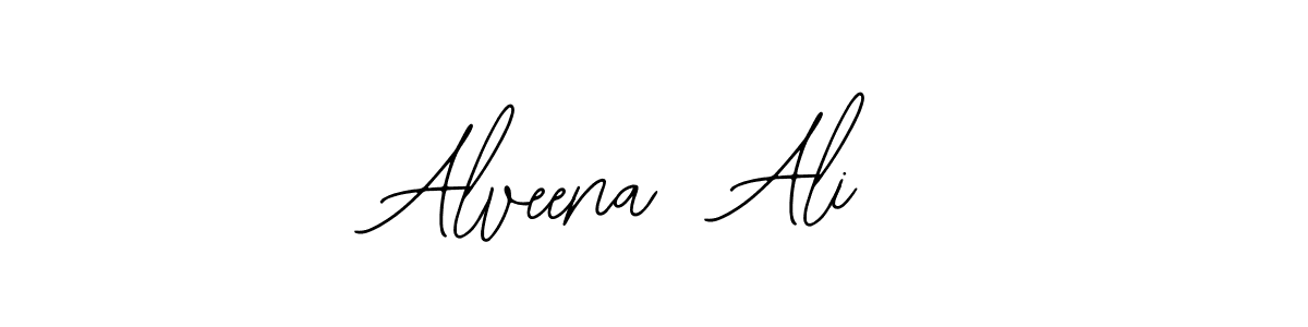 You should practise on your own different ways (Bearetta-2O07w) to write your name (Alveena  Ali) in signature. don't let someone else do it for you. Alveena  Ali signature style 12 images and pictures png