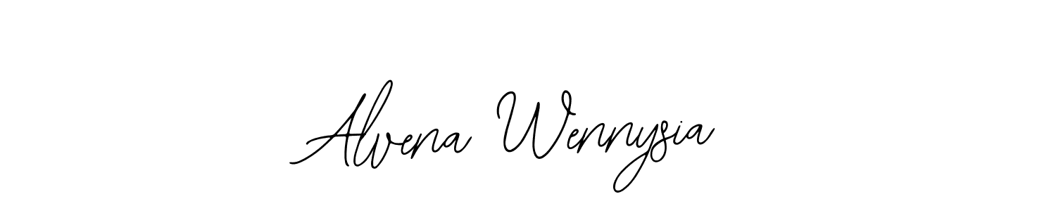 Make a beautiful signature design for name Alvena Wennysia. With this signature (Bearetta-2O07w) style, you can create a handwritten signature for free. Alvena Wennysia signature style 12 images and pictures png