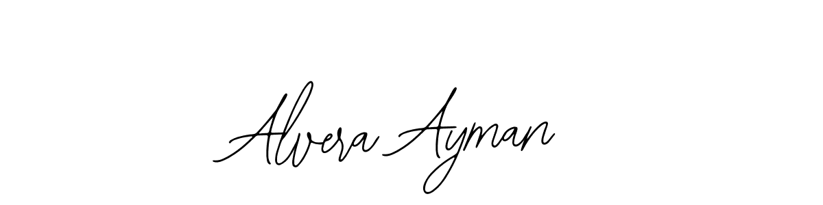 You should practise on your own different ways (Bearetta-2O07w) to write your name (Alvera Ayman) in signature. don't let someone else do it for you. Alvera Ayman signature style 12 images and pictures png