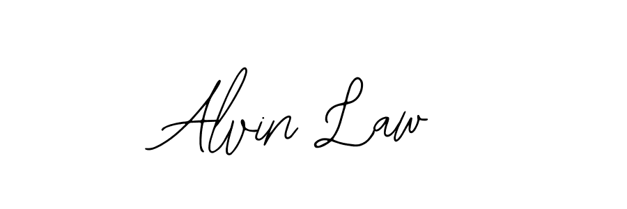 Design your own signature with our free online signature maker. With this signature software, you can create a handwritten (Bearetta-2O07w) signature for name Alvin Law. Alvin Law signature style 12 images and pictures png