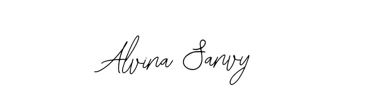 Create a beautiful signature design for name Alvina Sanvy. With this signature (Bearetta-2O07w) fonts, you can make a handwritten signature for free. Alvina Sanvy signature style 12 images and pictures png