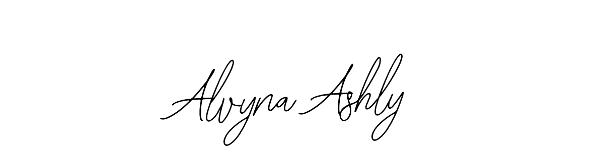 How to make Alvyna Ashly signature? Bearetta-2O07w is a professional autograph style. Create handwritten signature for Alvyna Ashly name. Alvyna Ashly signature style 12 images and pictures png