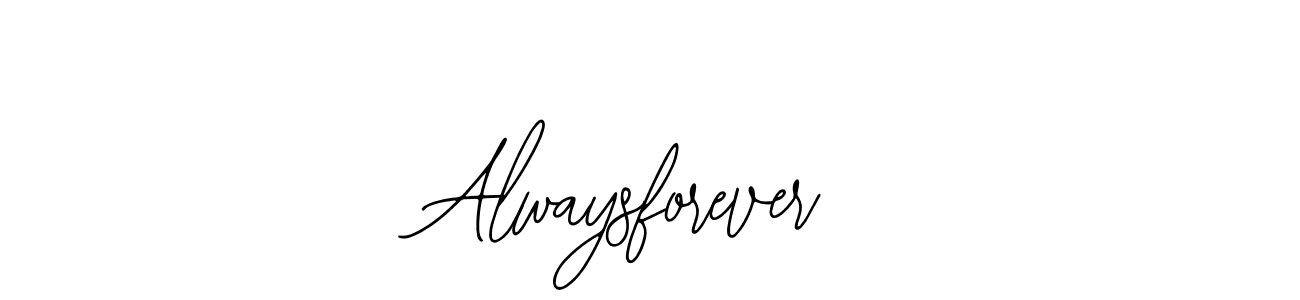 How to make Alwaysforever signature? Bearetta-2O07w is a professional autograph style. Create handwritten signature for Alwaysforever name. Alwaysforever signature style 12 images and pictures png