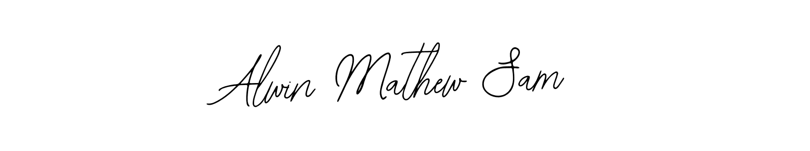 Also we have Alwin Mathew Sam name is the best signature style. Create professional handwritten signature collection using Bearetta-2O07w autograph style. Alwin Mathew Sam signature style 12 images and pictures png