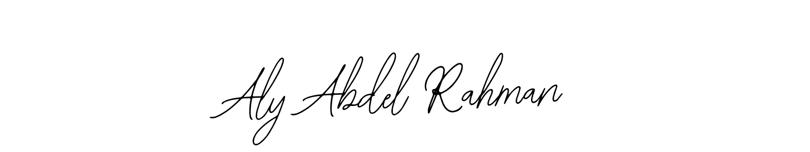 How to make Aly Abdel Rahman signature? Bearetta-2O07w is a professional autograph style. Create handwritten signature for Aly Abdel Rahman name. Aly Abdel Rahman signature style 12 images and pictures png