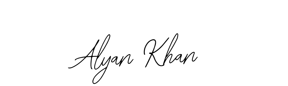 Similarly Bearetta-2O07w is the best handwritten signature design. Signature creator online .You can use it as an online autograph creator for name Alyan Khan. Alyan Khan signature style 12 images and pictures png