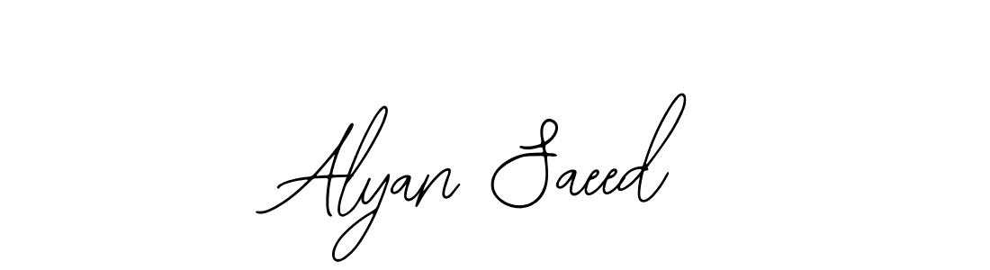 You can use this online signature creator to create a handwritten signature for the name Alyan Saeed. This is the best online autograph maker. Alyan Saeed signature style 12 images and pictures png