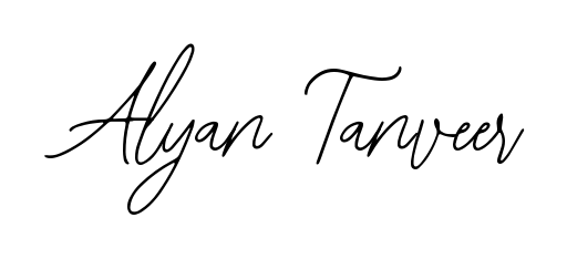 Create a personalized artistic stamp with Alyan Tanveer in Bearetta-2O07w font. Perfect for visual artists, designers, and influencers. Alyan Tanveer signature style 12 images and pictures png