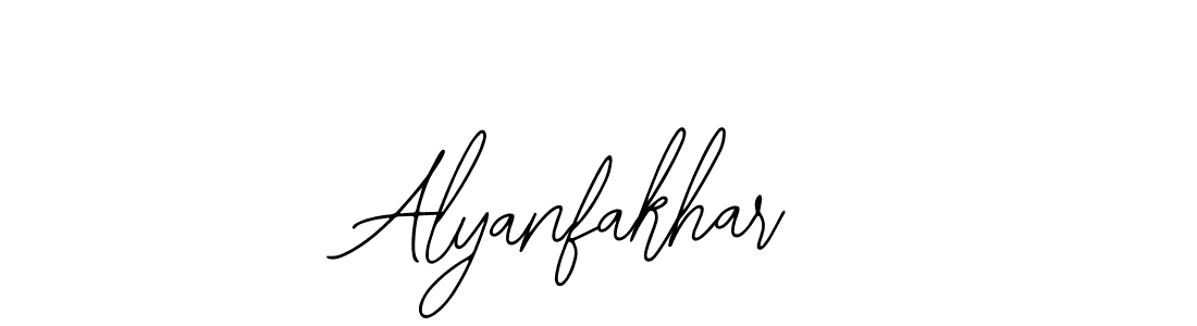 Make a beautiful signature design for name Alyanfakhar. Use this online signature maker to create a handwritten signature for free. Alyanfakhar signature style 12 images and pictures png