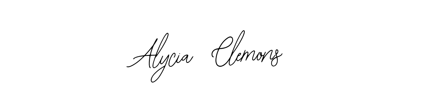 if you are searching for the best signature style for your name Alycia  Clemons. so please give up your signature search. here we have designed multiple signature styles  using Bearetta-2O07w. Alycia  Clemons signature style 12 images and pictures png