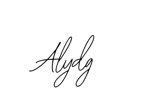 How to make Alydg name signature. Use Bearetta-2O07w style for creating short signs online. This is the latest handwritten sign. Alydg signature style 12 images and pictures png