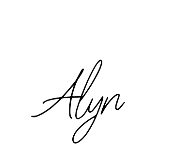 Create a beautiful signature design for name Alyn. With this signature (Bearetta-2O07w) fonts, you can make a handwritten signature for free. Alyn signature style 12 images and pictures png