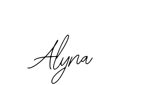 Also You can easily find your signature by using the search form. We will create Alyna name handwritten signature images for you free of cost using Bearetta-2O07w sign style. Alyna signature style 12 images and pictures png