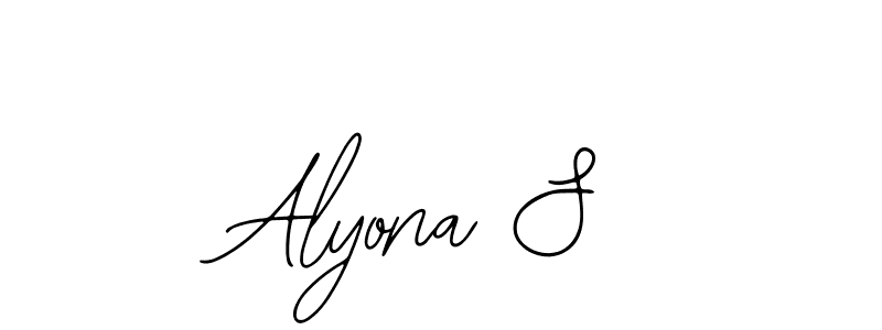 Once you've used our free online signature maker to create your best signature Bearetta-2O07w style, it's time to enjoy all of the benefits that Alyona S name signing documents. Alyona S signature style 12 images and pictures png