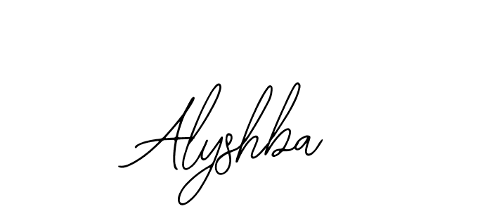 Also You can easily find your signature by using the search form. We will create Alyshba name handwritten signature images for you free of cost using Bearetta-2O07w sign style. Alyshba signature style 12 images and pictures png