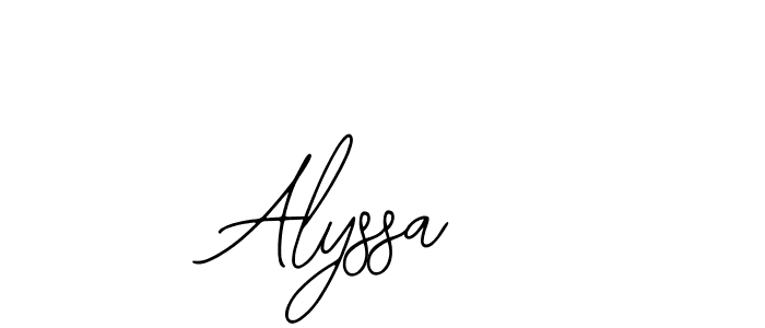 Create a beautiful signature design for name Alyssa . With this signature (Bearetta-2O07w) fonts, you can make a handwritten signature for free. Alyssa  signature style 12 images and pictures png