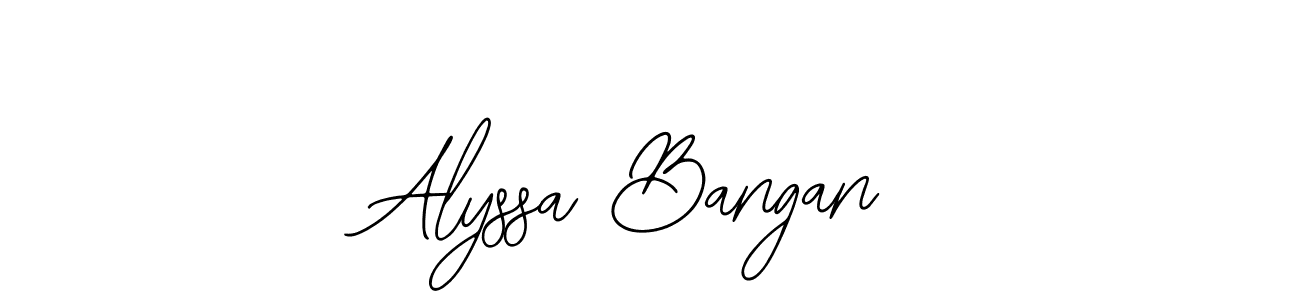 Best and Professional Signature Style for Alyssa Bangan. Bearetta-2O07w Best Signature Style Collection. Alyssa Bangan signature style 12 images and pictures png