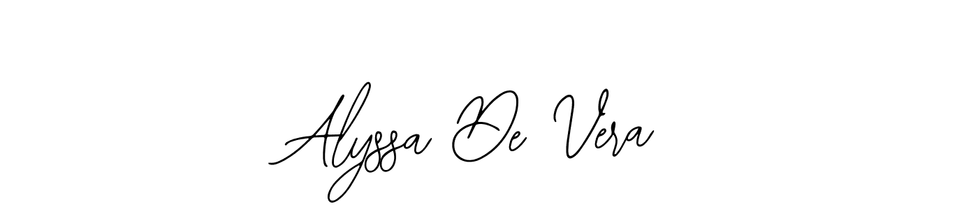 The best way (Bearetta-2O07w) to make a short signature is to pick only two or three words in your name. The name Alyssa De Vera include a total of six letters. For converting this name. Alyssa De Vera signature style 12 images and pictures png