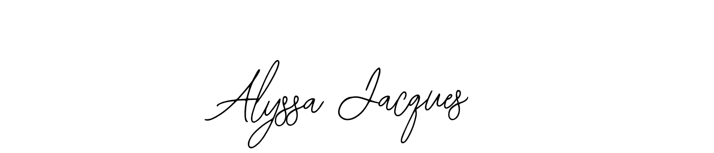 It looks lik you need a new signature style for name Alyssa Jacques. Design unique handwritten (Bearetta-2O07w) signature with our free signature maker in just a few clicks. Alyssa Jacques signature style 12 images and pictures png