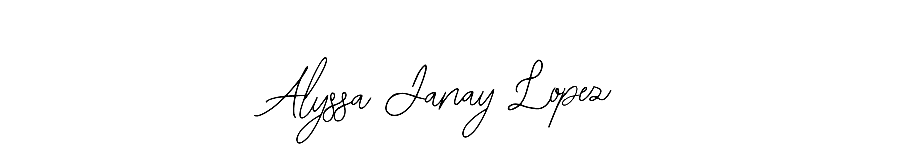 Also we have Alyssa Janay Lopez name is the best signature style. Create professional handwritten signature collection using Bearetta-2O07w autograph style. Alyssa Janay Lopez signature style 12 images and pictures png