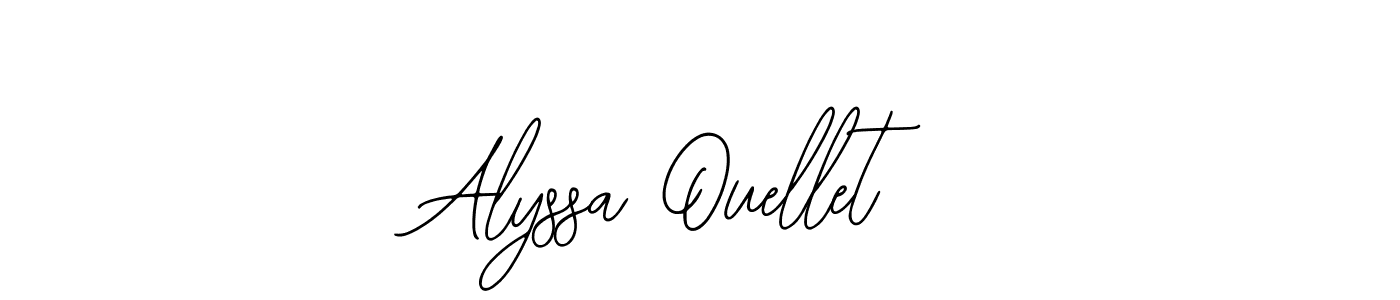 Make a beautiful signature design for name Alyssa Ouellet. Use this online signature maker to create a handwritten signature for free. Alyssa Ouellet signature style 12 images and pictures png