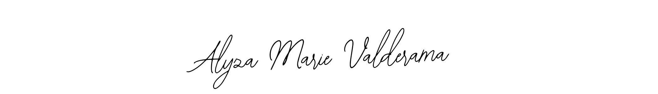 You should practise on your own different ways (Bearetta-2O07w) to write your name (Alyza Marie Valderama) in signature. don't let someone else do it for you. Alyza Marie Valderama signature style 12 images and pictures png