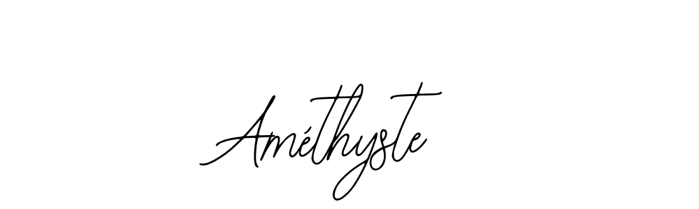 Design your own signature with our free online signature maker. With this signature software, you can create a handwritten (Bearetta-2O07w) signature for name Améthyste. Améthyste signature style 12 images and pictures png