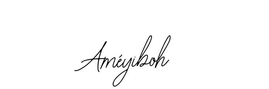 The best way (Bearetta-2O07w) to make a short signature is to pick only two or three words in your name. The name Améyiboh include a total of six letters. For converting this name. Améyiboh signature style 12 images and pictures png