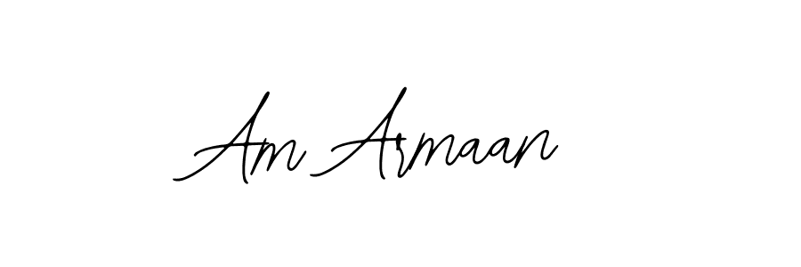 You should practise on your own different ways (Bearetta-2O07w) to write your name (Am Armaan) in signature. don't let someone else do it for you. Am Armaan signature style 12 images and pictures png