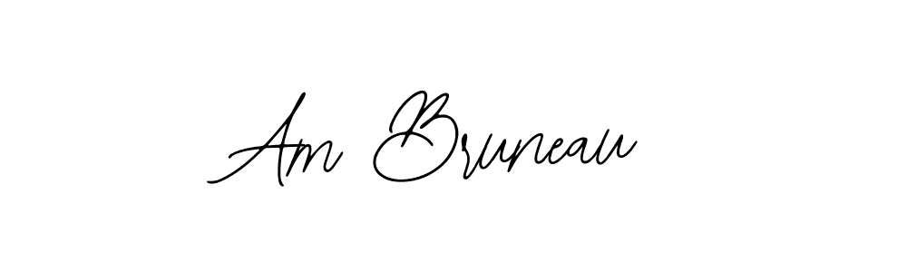 Am Bruneau stylish signature style. Best Handwritten Sign (Bearetta-2O07w) for my name. Handwritten Signature Collection Ideas for my name Am Bruneau. Am Bruneau signature style 12 images and pictures png