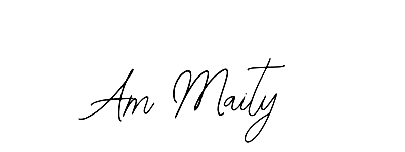 Use a signature maker to create a handwritten signature online. With this signature software, you can design (Bearetta-2O07w) your own signature for name Am Maity. Am Maity signature style 12 images and pictures png