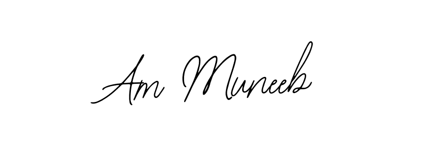 Design your own signature with our free online signature maker. With this signature software, you can create a handwritten (Bearetta-2O07w) signature for name Am Muneeb. Am Muneeb signature style 12 images and pictures png